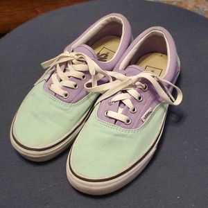 Vans Era Mens/Womens Classic Lo Top Canvas pastels Sk8 Shoes